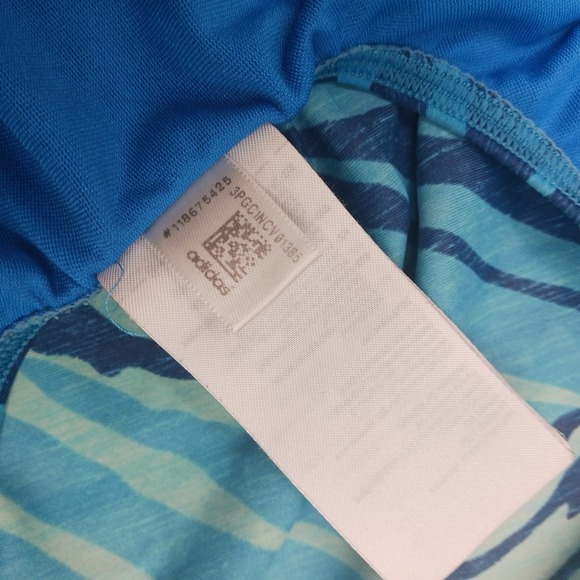 Adidas Racing swimwear allover print parley swim suit, EcoFriendly Recycled - Picture 12 of 13